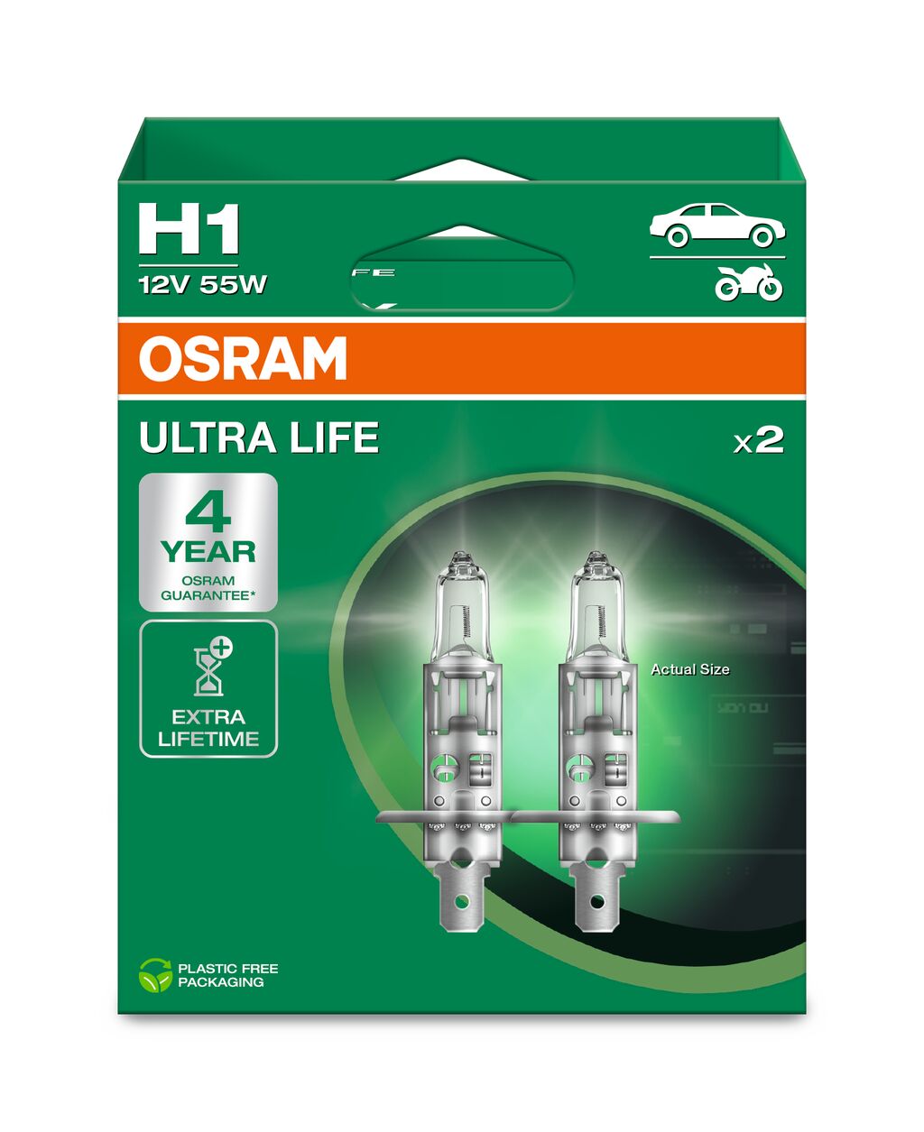 Osram 64150ULT-2HB Bulb, cornering light / Bulb, front fog light / Bulb, headlight / Bulb, spotlight