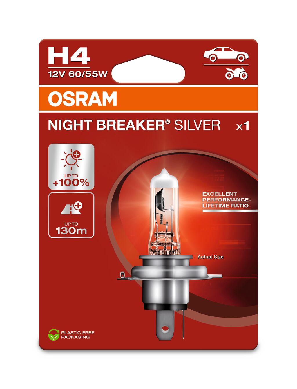 Osram 64193NBS-1BL Bulb, front fog light / Bulb, headlight / Bulb, spotlight