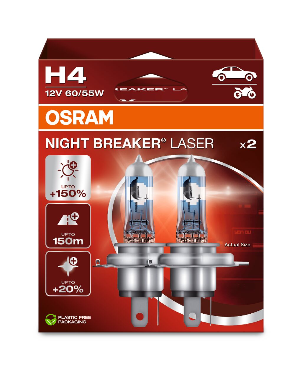 Osram 64193NL-2HB Bulb, front fog light / Bulb, headlight / Bulb, spotlight