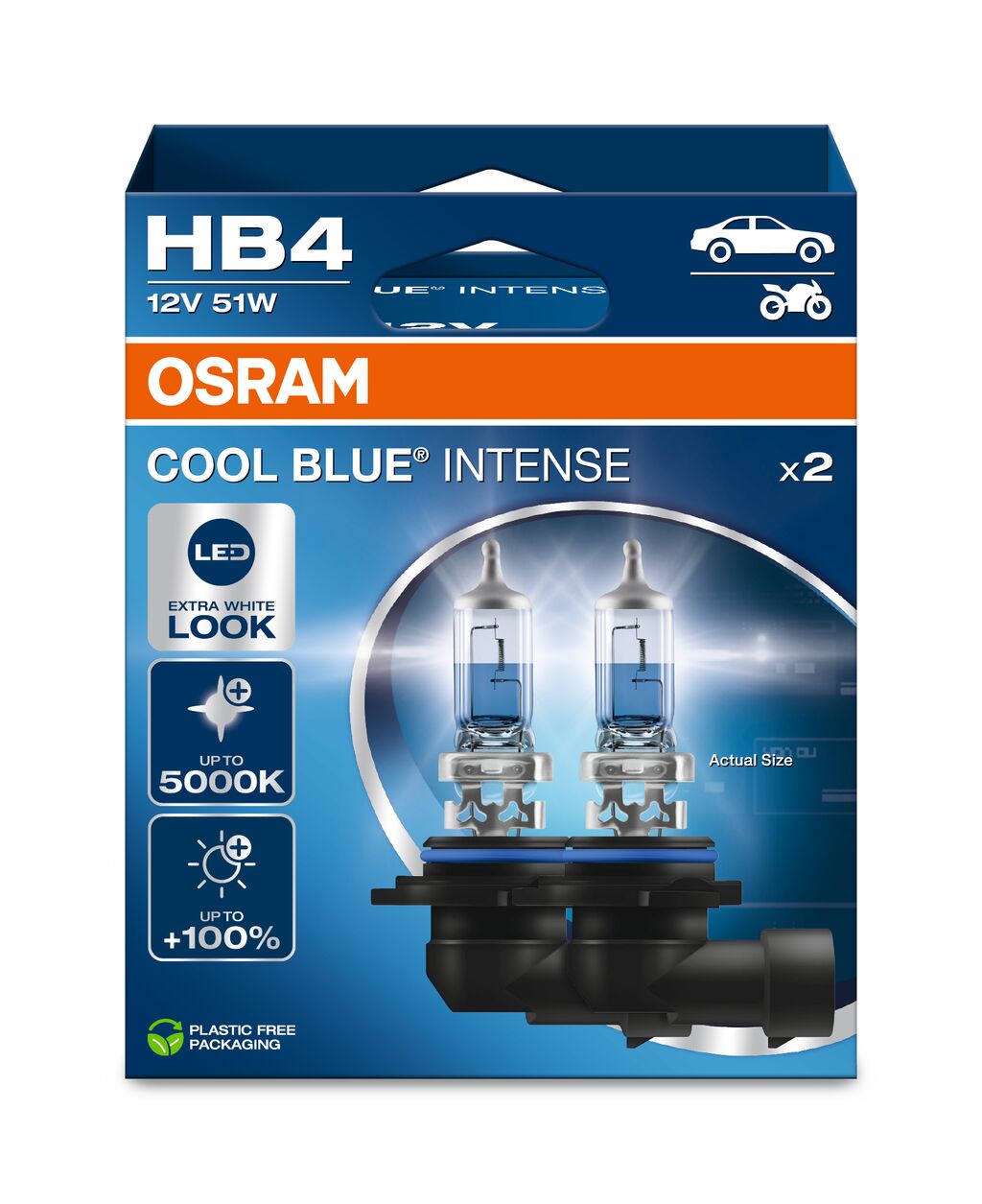 Osram 9006CBN-2HB Bulb, cornering light / Bulb, front fog light / Bulb, headlight / Bulb, spotlight