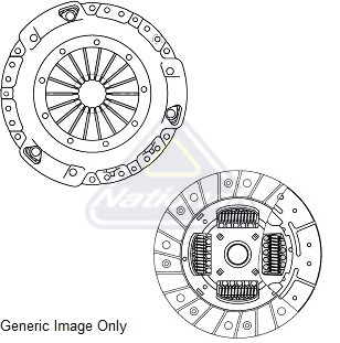 National Autopart CK10021S Clutch kit only 2pc for solid conversion