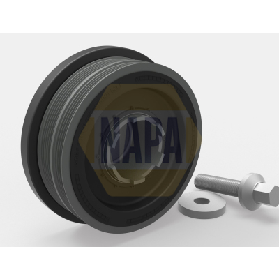 NAPA NTV1125 Crankshaft Pulley (TVD)