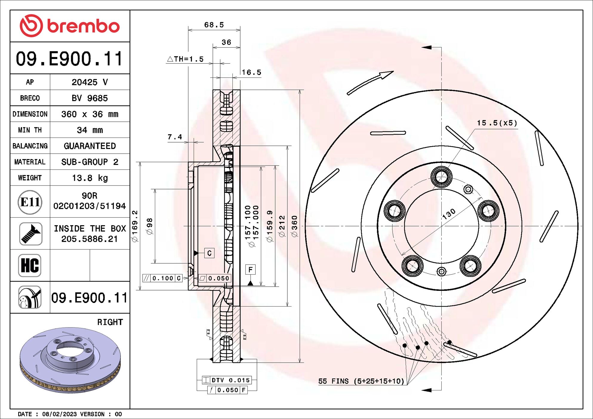 Brembo 09.E900.11
