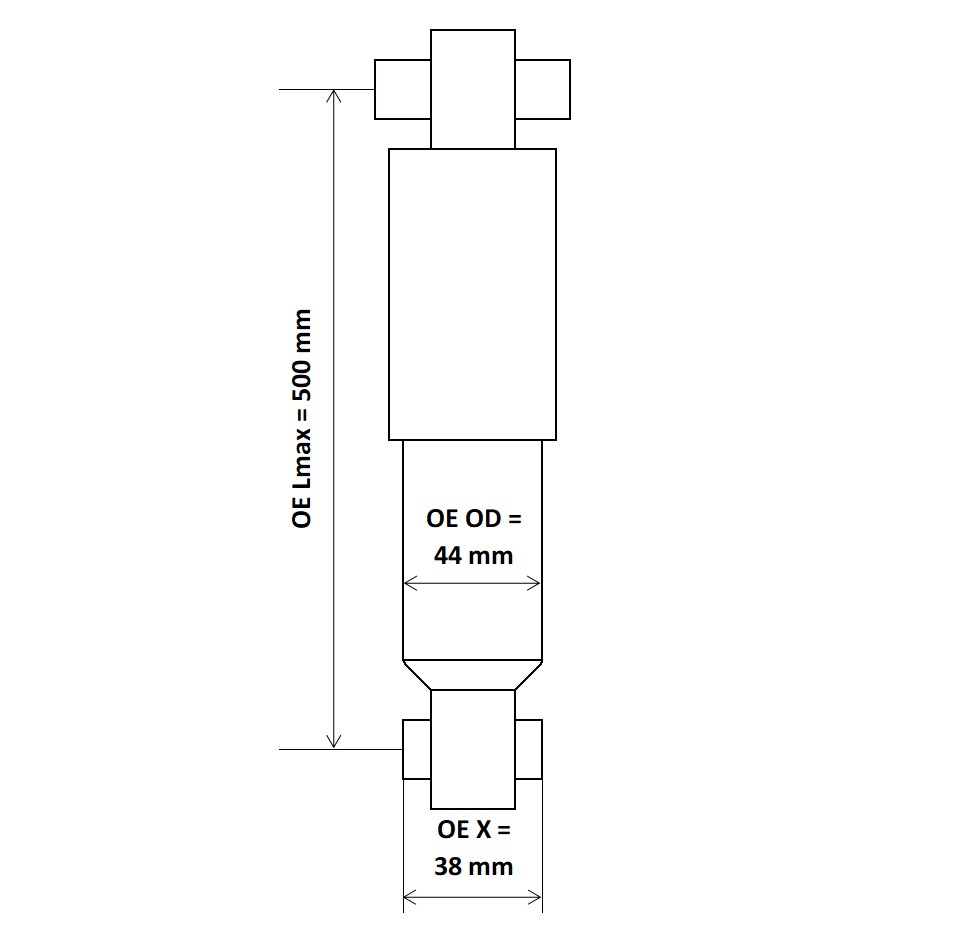 KYB 3440196 2x Shock Absorbers (Pair)