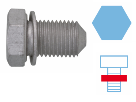 Corteco 220125S Sump Plug