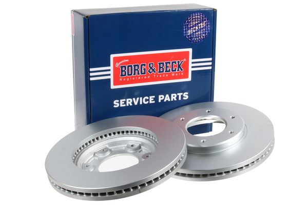 Borg & Beck BBD4176 2x Brake Discs Pair Vented