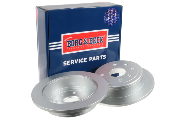 Borg & Beck BBD4582 2x Brake Discs Pair Solid