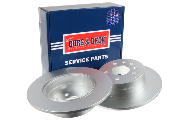 Borg & Beck BBD5084 2x Brake Discs Pair Solid