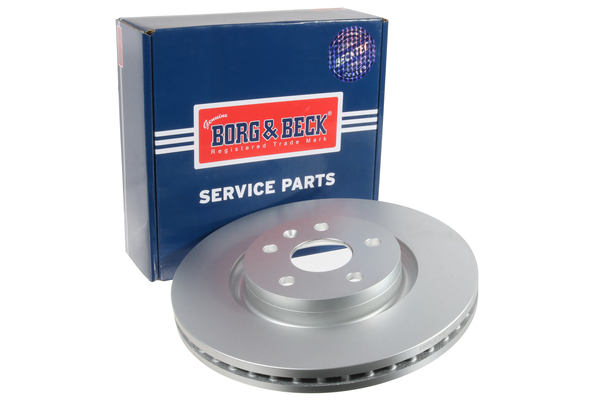 Borg & Beck BBD5843S 2x Brake Discs Pair Vented