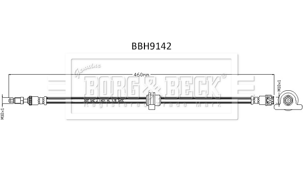 Borg & Beck BBH9142 Brake Hose