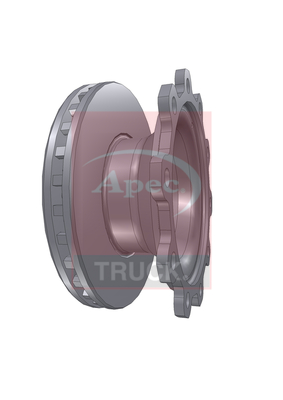 Apec DSK7012 CV Brake Disc Single Vented