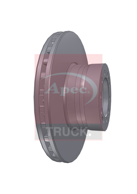 Apec DSK7024 CV Brake Disc Single Vented