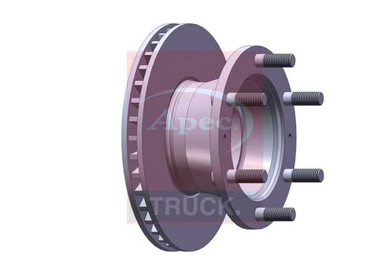 Apec DSK7025 CV Brake Disc Single Vented