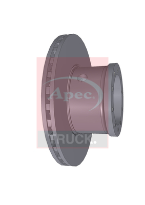Apec DSK7027 CV Brake Disc Single Vented