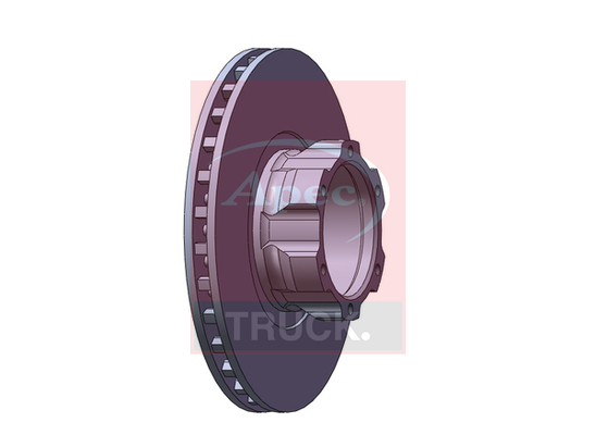 Apec DSK7028 CV Brake Disc Single Vented