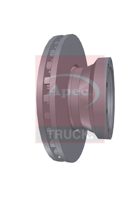 Apec DSK7033 CV Brake Disc Single Vented