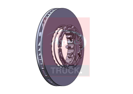 Apec DSK7034 CV Brake Disc Single Vented