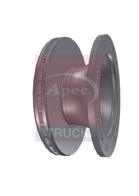 Apec DSK7037 CV Brake Disc Single Vented