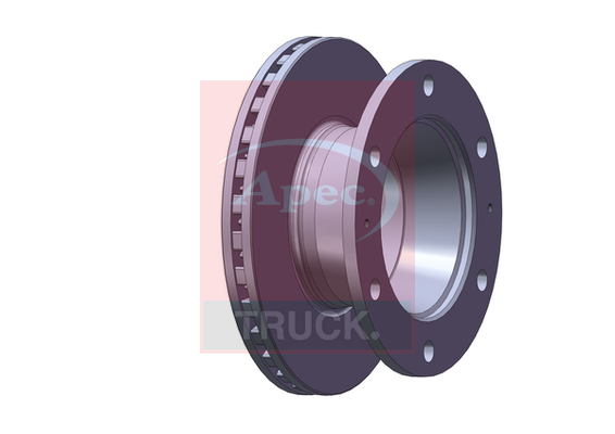 Apec DSK7042 CV Brake Disc Single Vented