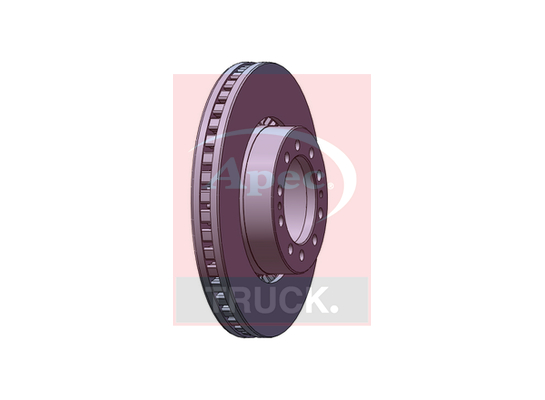 Apec DSK7056 CV Brake Disc Single Vented