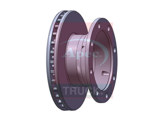 Apec DSK7058 CV Brake Disc Single Vented