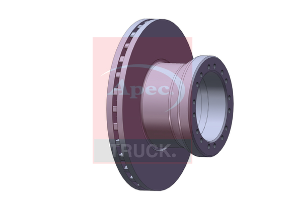 Apec DSK7059 CV Brake Disc Single Vented