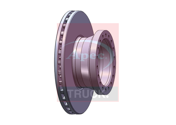 Apec DSK7060 CV Brake Disc Single Vented