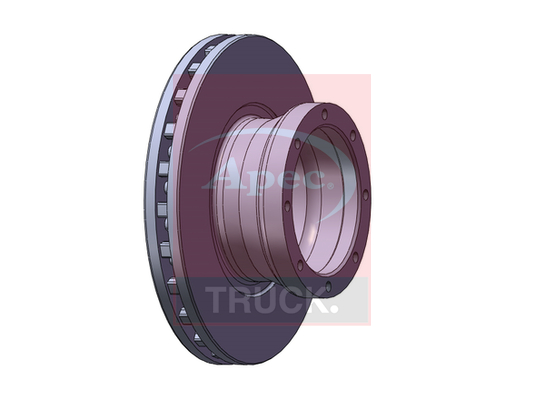 Apec DSK7062 CV Brake Disc Single Vented