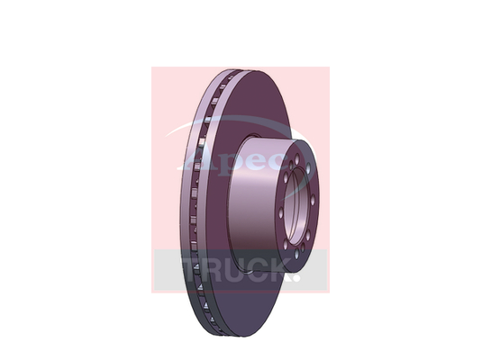 Apec DSK7063 CV Brake Disc Single Vented