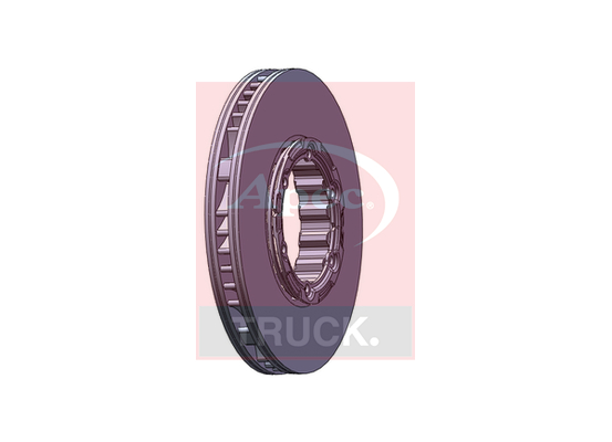 Apec DSK7064 CV Brake Disc Single Vented