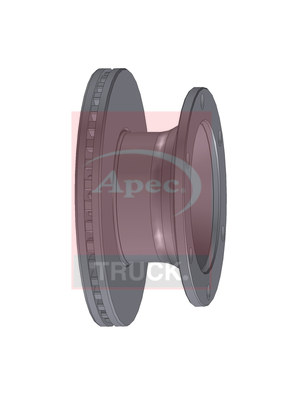 Apec DSK7066 CV Brake Disc Single Vented