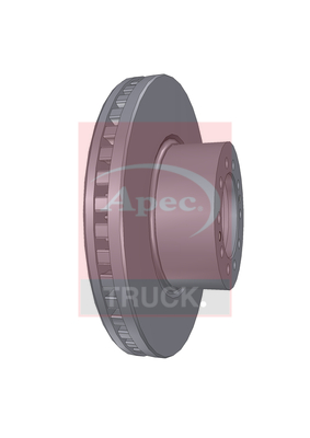 Apec DSK7067 CV Brake Disc Single Vented