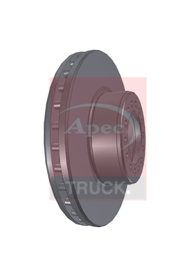 Apec DSK7068 CV Brake Disc Single Vented