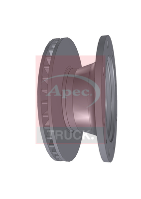 Apec DSK7071 CV Brake Disc Single Vented