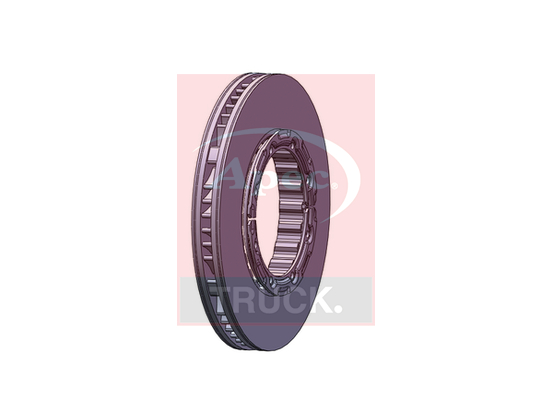 Apec DSK7073 CV Brake Disc Single Vented
