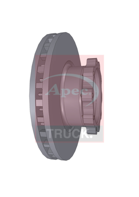Apec DSK7075 CV Brake Disc Single Vented