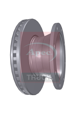 Apec DSK7077 CV Brake Disc Single Vented