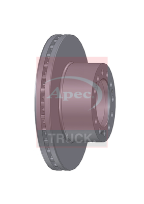 Apec DSK7079 CV Brake Disc Single Vented