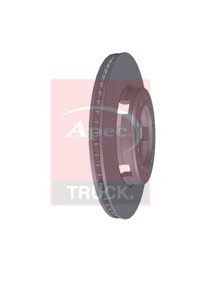 Apec DSK7089 CV Brake Disc Single Vented