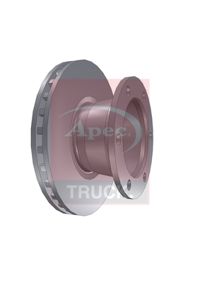 Apec DSK7095 CV Brake Disc Single Vented