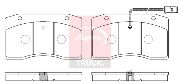 Apec PAD29075 Brake Pads Set
