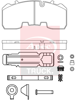 Apec PAD29306K Brake Pads Set