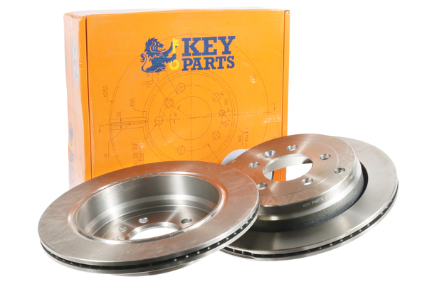 Key Parts KBD4532 2x Brake Discs Pair Vented