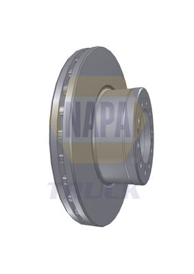 NAPA NTBD7049 CV Brake Disc Single Vented