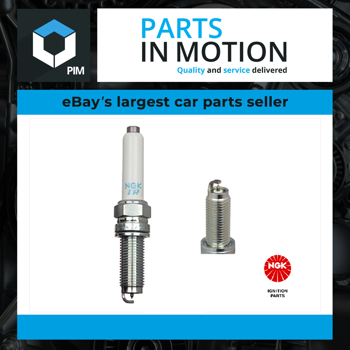 NGK Spark Plugs Set 4x 91512 [PM2592501]
