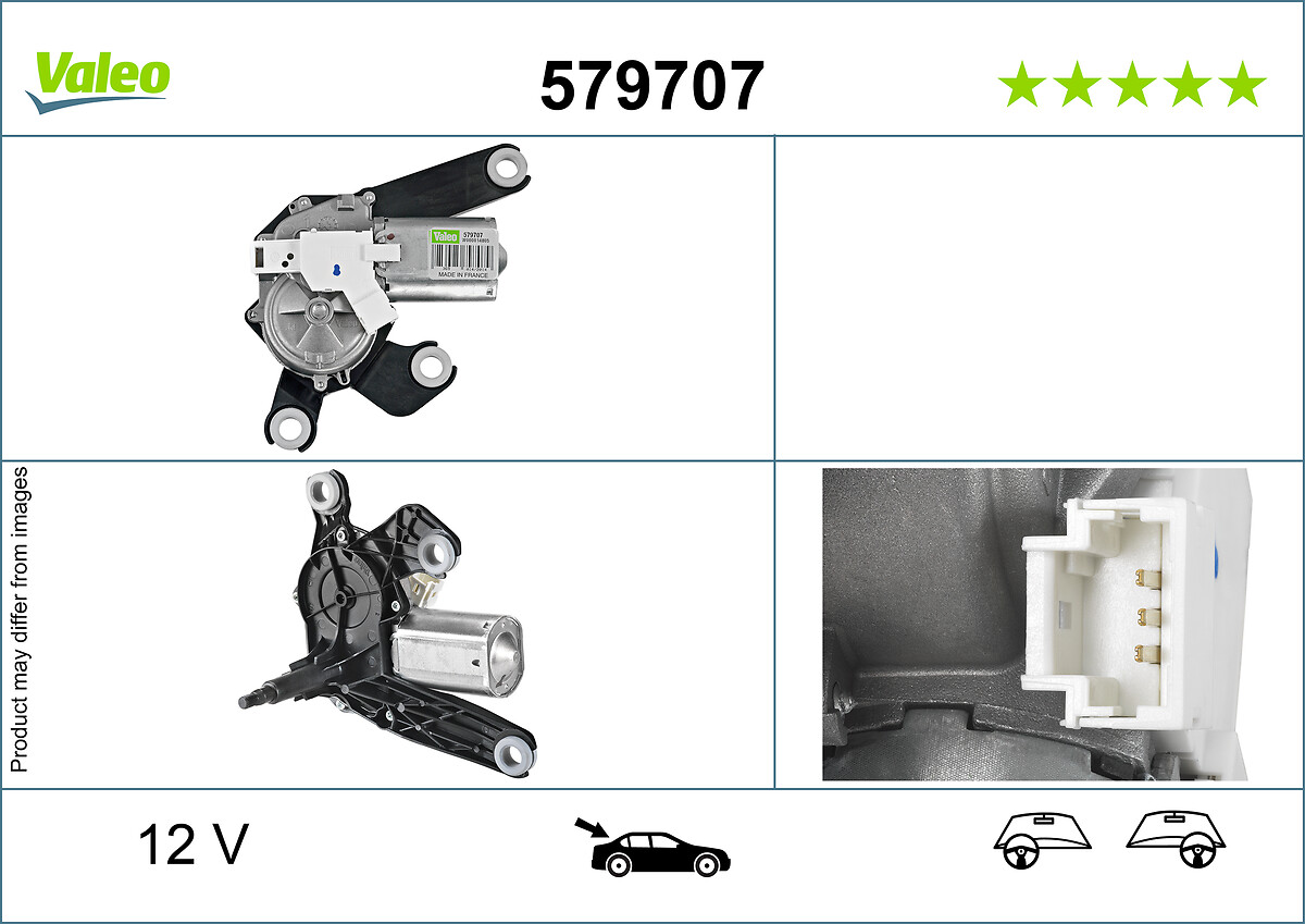 Valeo 579707 Wiper Motor