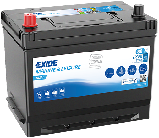 Exide ER350 Marine Leisure Battery