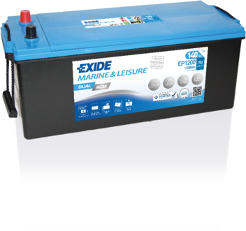 Exide EP1200 AGM Marine Leisure Battery