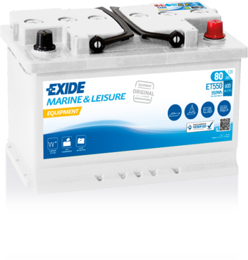 Exide ET550 Marine Leisure Battery