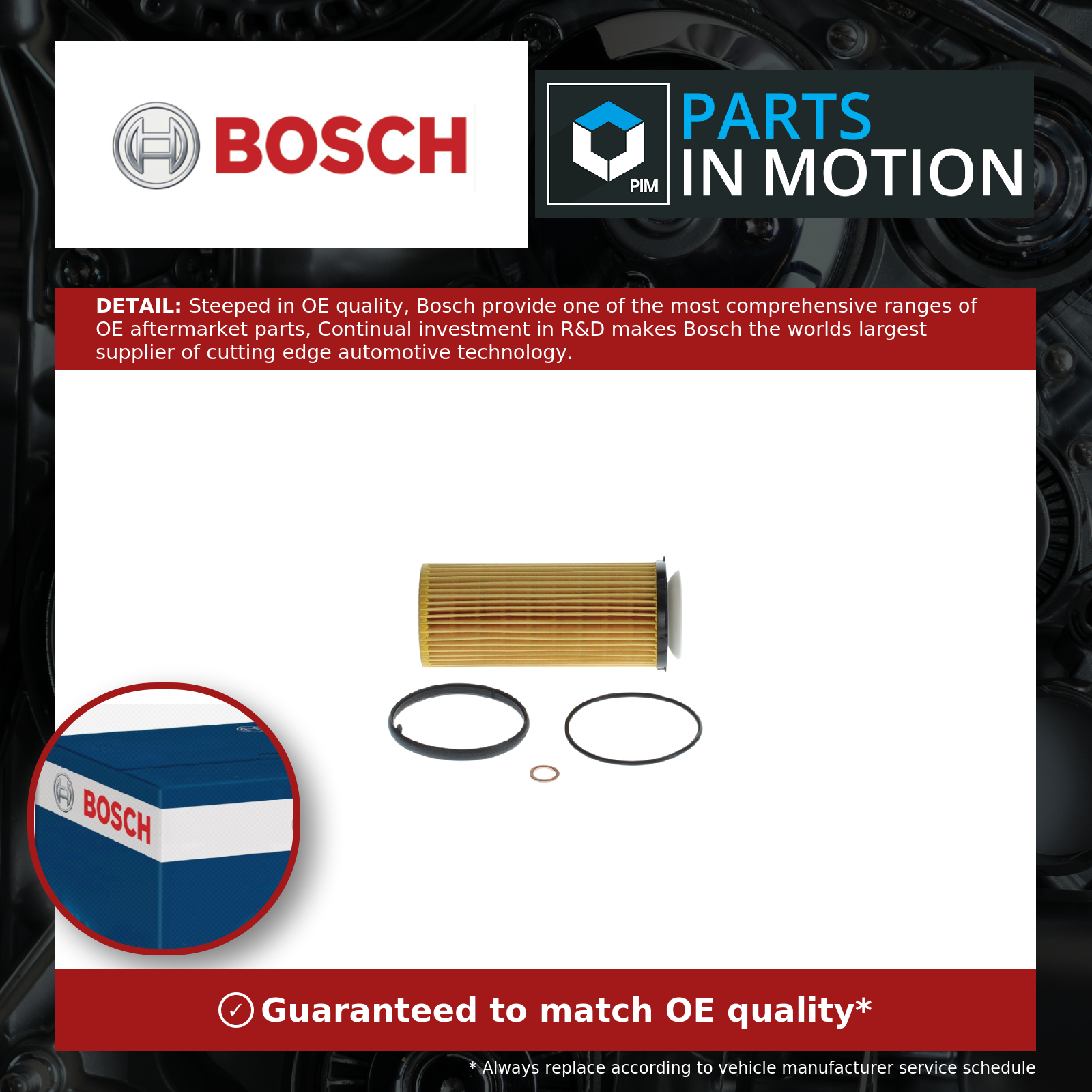 Bosch Oil Filter F026407094 [PM874518]